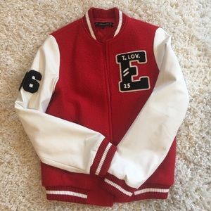 Zara letterman’s jacket size XS